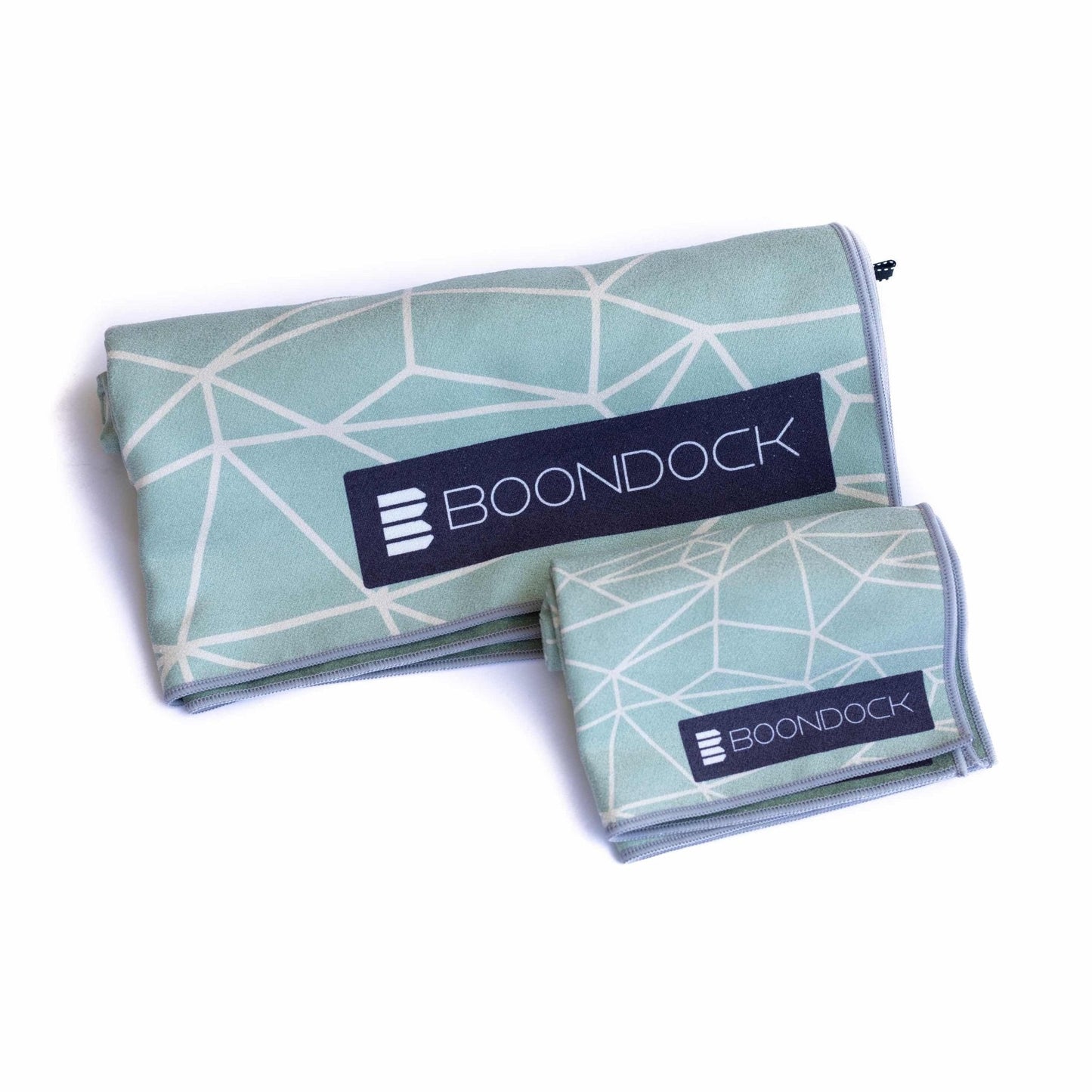 boondock sand-free microfiber quick dry towel and gym towel roll gemstone blue line