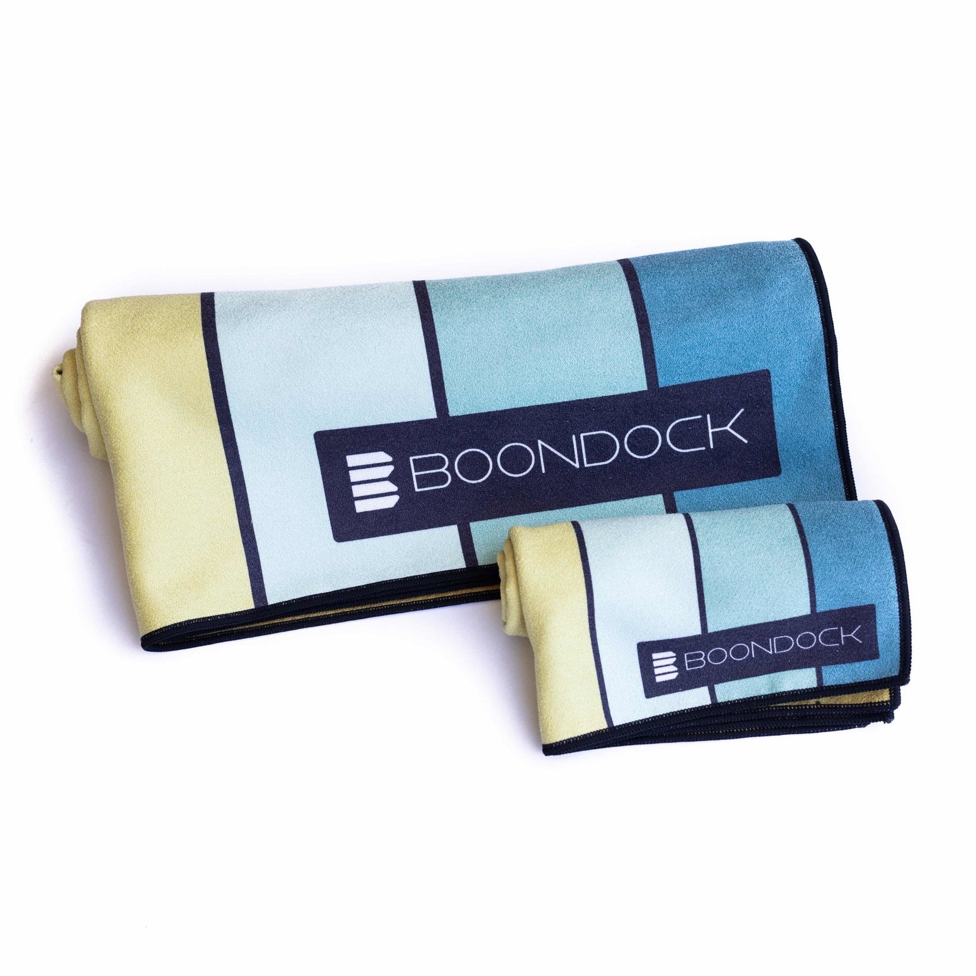 boondock sand-free microfiber quick dry towel and gym towel roll multicolor rainbow